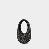 Sac À Main Mini Swipe - Coperni - Synthétique - Noir/Argenté