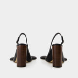 Sandales Mickey Block Ufo - Coperni x Disney - Cuir - Noir