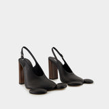 Sandales Mickey Block Ufo - Coperni x Disney - Cuir - Noir