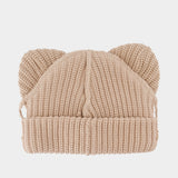 Bonnet Artisanal Ears - Charles Jeffrey Loverboy - Coton - Beige