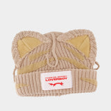 Bonnet Artisanal Ears - Charles Jeffrey Loverboy - Coton - Beige