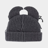 Bonnet Artisanal Ears - Charles Jeffrey Loverboy - Coton - Gris