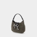 Sac Porté Épaule Rhinestone Crescent - SELF PORTRAIT - Synthétique - Multi