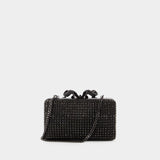 Pochette Crystal Box - SELF PORTRAIT - Métal - Noir