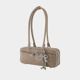 Sac Porté Épaule With Charm - SELF PORTRAIT - Cuir - Gris