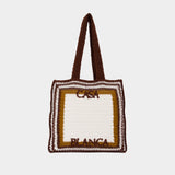 Cabas Crochet - Casablanca - Coton - Marron