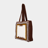Cabas Crochet - Casablanca - Coton - Marron