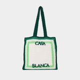 Cabas Crochet - Casablanca - Coton - Vert