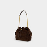 Sac Porté Épaule Charlie - Tory Burch - Cuir - Marron