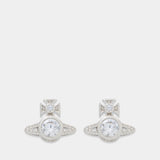 Boucles D'oreilles London Orb - Vivienne Westwood - Métal - Argenté