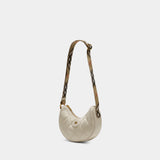 Sac À Bandoulière Ll Horseshoe - Burberry - Synthétique - Blanc