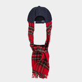 Casquette Scarf - Charles Jeffrey Loverboy - Coton - Bleu