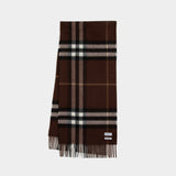 Écharpe Giant Check - Burberry - Laine - Marron