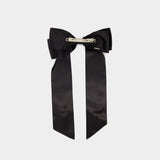 Barrettes Flower Bow - Simone Rocha - Polyester - Noir