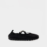 Ballerines Grip - Simone Rocha - Cuir - Noir