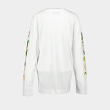 T-Shirt Rose Banquet - Simone Rocha - Coton - Blanc