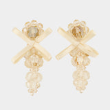 Boucles D'oreilles Petite Bow - Simone Rocha - Crystal - Jaune
