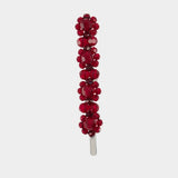 Barrettes Flower - Simone Rocha - Crystal - Rouge