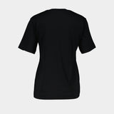 T-Shirt Boy W/ Emb - Simone Rocha - Coton - Noir