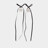 Boucles D'oreilles Daisy - Simone Rocha - Perles Synthétiques - Ivoire