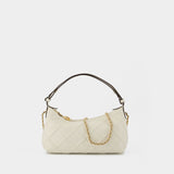 Pochette Fleming - Tory Burch - Cuir - Ivoire
