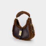 Sac À Main Kat Small Piping - Ganni - Synthétique - Marron