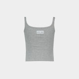 T-Shirt Moon Logo Ribbed Jersey - Marine Serre - Autre - Gris