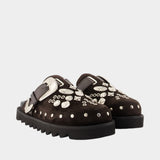 Mules Aj1058 - Toga Pulla - Cuir - Marron