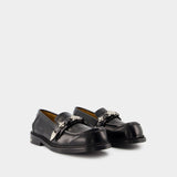 Mocassins Aj1348 - Toga Pulla - Cuir - Noir