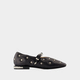 Ballerines Aj1342 - Toga Pulla - Cuir - Noir