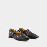 Ballerines Aj1342 - Toga Pulla - Cuir - Noir