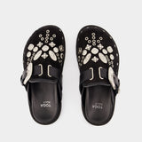 Sandales Aj1058 - Toga Pulla - Coton - Noir