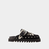 Sandales Aj1058 - Toga Pulla - Coton - Noir