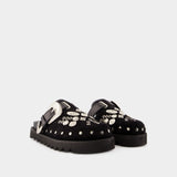 Sandales Aj1058 - Toga Pulla - Coton - Noir