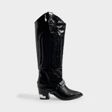Bottes Aj721 - Toga Pulla - Cuir - Noir