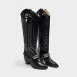 Bottes Aj721 - Toga Pulla - Cuir - Noir
