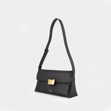 Sac Porté Épaule Simone Small - A.P.C. - Cuir - Noir
