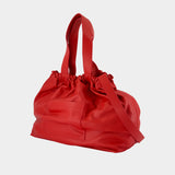 Sac À Bandoulière Saemmi L - Samsoe Samsoe - Cuir - Rouge