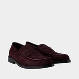 Mocassins Safredda - SAMSØE SAMSØE - Cuir - Bordeaux