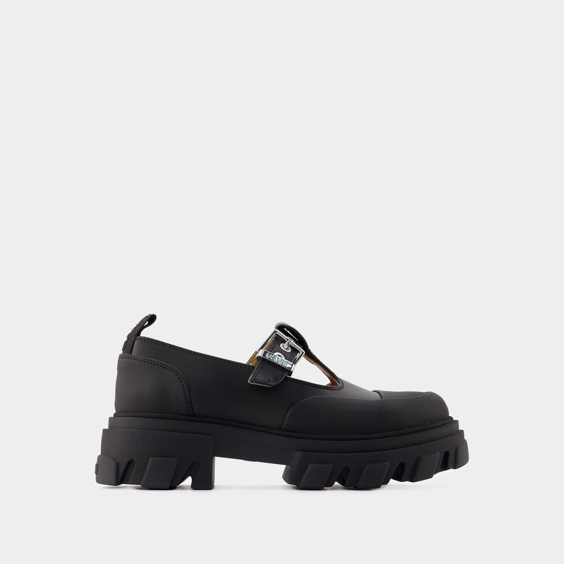 Mocassins Femme BareTraps Cuir Noir Style Mary Jane - Pointure US 8.5 Medium, Occasion Portée