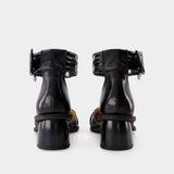 Escarpins Feminine Open Cut - Ganni - Synthétique - Noir