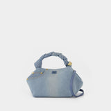 Sac À Bandoulière Bou Small - Ganni - Denim - Bleu
