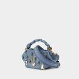 Sac À Bandoulière Bou Mini Charms - Ganni - Coton - Bleu