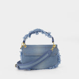 Sac À Bandoulière Apo G Mini - Ganni - Coton - Bleu