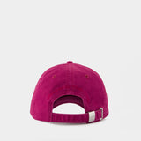 Casquette - Ganni - Coton - Violet