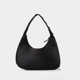 Sac Porté Épaule Bou Xxl - Ganni - Cuir - Noir