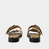 Sandales Feminine - Ganni - Denim - Imprimé