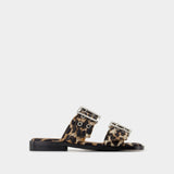 Sandales Feminine - Ganni - Denim - Imprimé