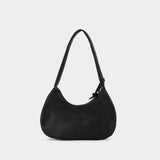 Sac Porté Épaule Bou Medium - Ganni - Cuir - Noir