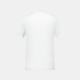 T Shirt Basic Teddy - Ganni - Coton - Blanc